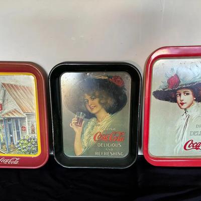 Vintage Coke Trays