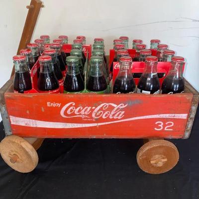 Coke Wagon & Bottles