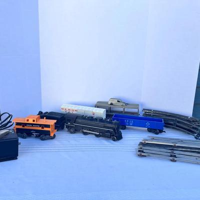 Union Pacific Trains Steam Engine 666 Louis Marx Cars, Tracks & Transformer 