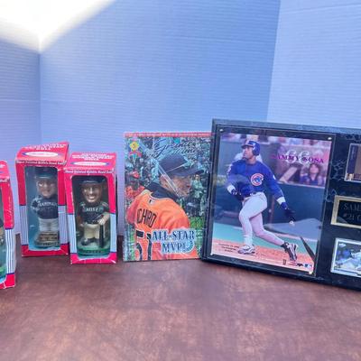Baseball Plaques Wall Hang Sammy Sosa, Bobbleheads 