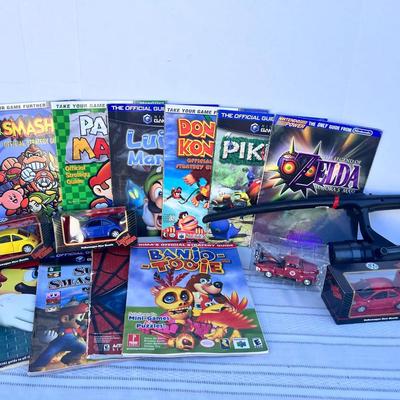 Brady Games & Nintendo Cube Stategy Guides, Texaco Tow Truck, Volkswagen Beetle Cars