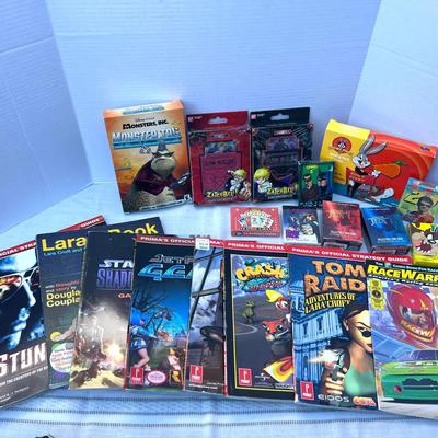 Variety Card Games Batman Taz Jedi, Video Game Strategy Guides Tomb Raiders (8) 