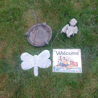 Set of Garden Decor