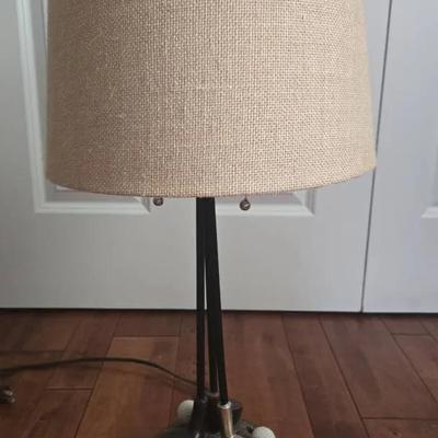 Golf Themed Metal Lamp