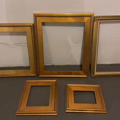 Five Large Wooden Frames, set 3