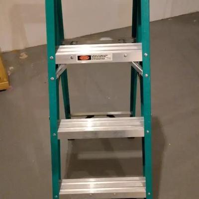 Green Werner 4 Ft Ladder 