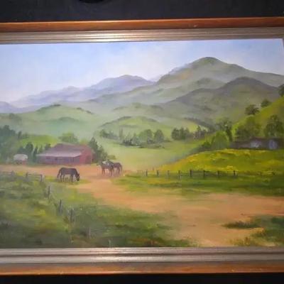 Original Oil Painting "Diablo Foothills"