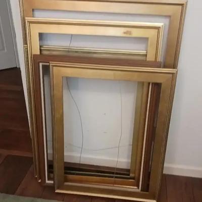 Five Large Wooden Frames, set 1