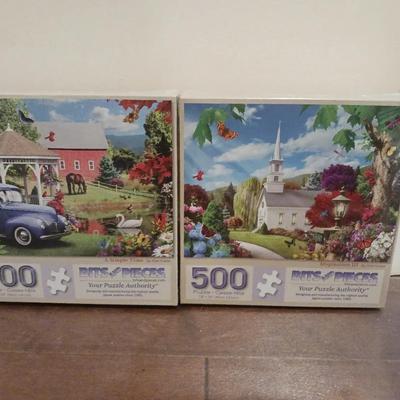 Two 500 Piece Puzzles