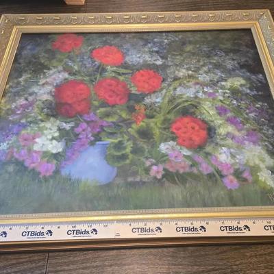 Original Oil Painting "Corner Garden"