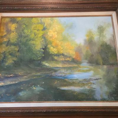 Original Oil Painting "Touch of Autumn" 