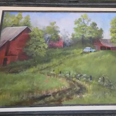 Original Oil Painting "The Old Simpson Farm"