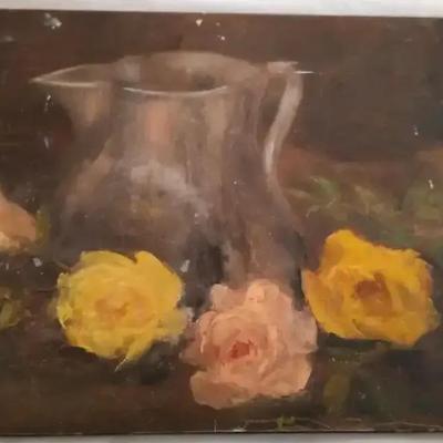 Flower Still Life Original Oil Painting