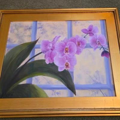Original Oil Painting "Bloomin' Orchid"