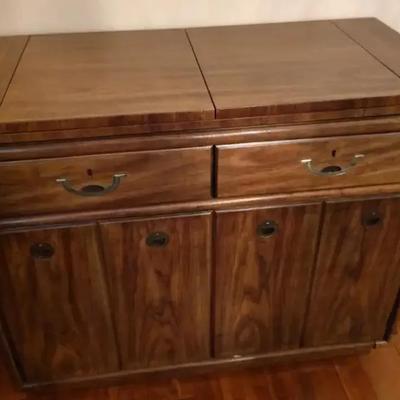 Drexel Server Cabinet with Wheels
