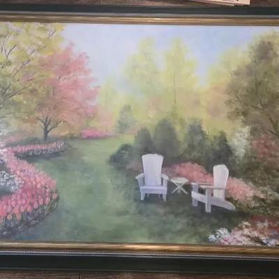 Original Oil Painting "Tulip Time"