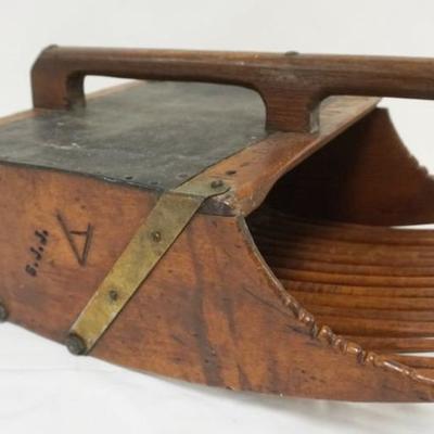 Sale Photo Thumbnail #126: 1126	CRANBERRY SCOOP APPROXIMATELY 14 IN X 19 IN X 7 IN
