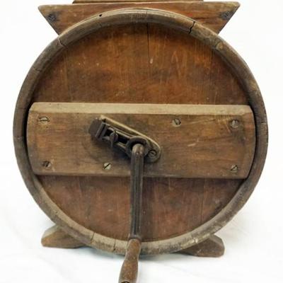 Sale Photo Thumbnail #133: 1133	WOOD CHURN, APPROXIMATELY 15 IN X 12 IN X 17 IN H

