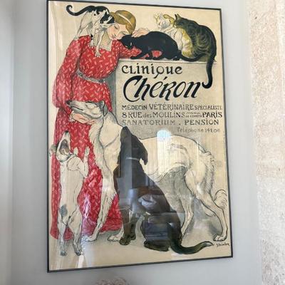 Clinique Cheron poster 
58x40in
