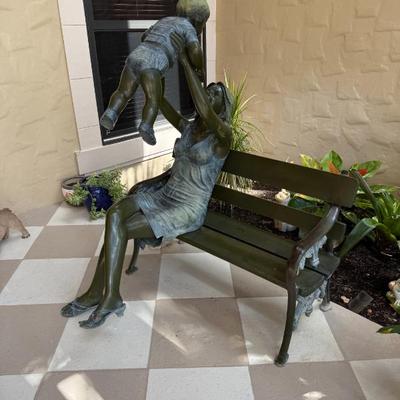 Mother & Child Bronze Statue
46 inches deep
5 ft height
4 feet long 