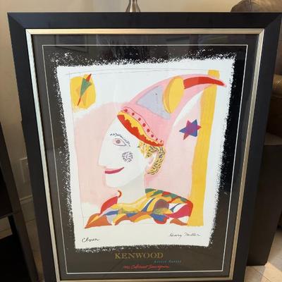 Henry Miller Clown poster
37x20in
