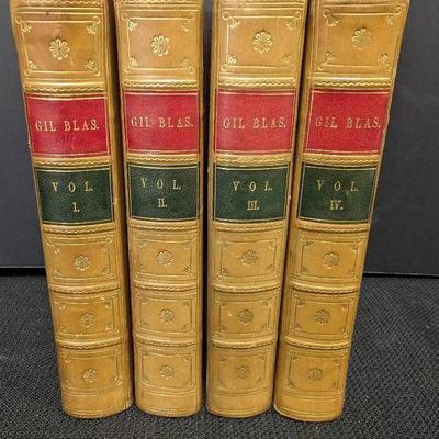 1822 "Adventures Of Gil Blas" By Lesage...4 Vol. Set