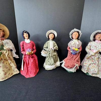 5 Byers’ Choice Victorian Women