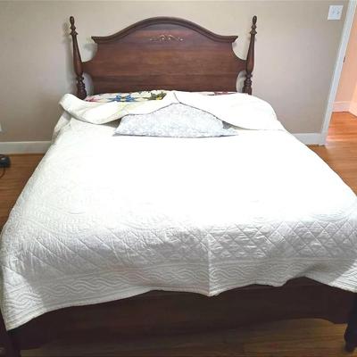 Vintage Carolina Works Queen Bed Furniture 