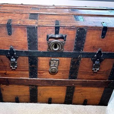Antique Steamer Trunk