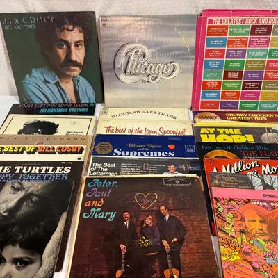 Vintage Vinyl Records-Rock-Chicago, Supremes, Croce