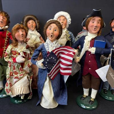 Byers’ Choice Caroler Dolls-Betsy Ross, Patriotic Family