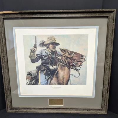 Don Stivers Signed Civil War Print...The Commander 