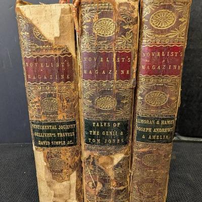 Novelist's Magazine, 3 Vols., 1785-1791
