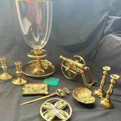 15 Piece VA metalcrafters Brass Lot