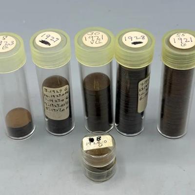 1920’s Lincoln Penny Lot 173 Pieces 