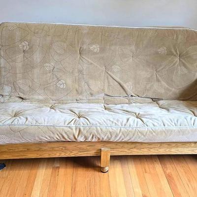 Futon Sofa Bed Wood Framed 