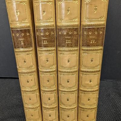 1861 "Poetical Works of Thomas Hood", 4 Volumes