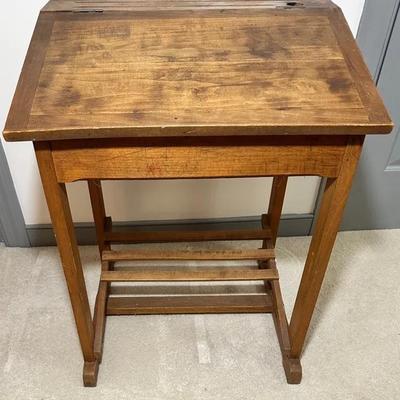 Antique School Desk