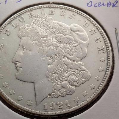 1921-S Morgan Silver Dollar 