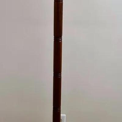 Amish Lancaster County Coatrack & Embroidered Stool 