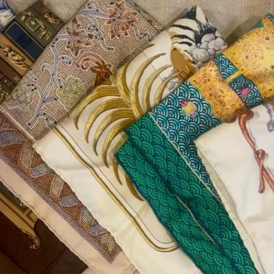 Hermes pocket squares