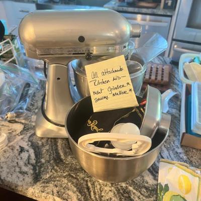 Sale Photo Thumbnail #17: Kitchen aid with multiple attachments 150