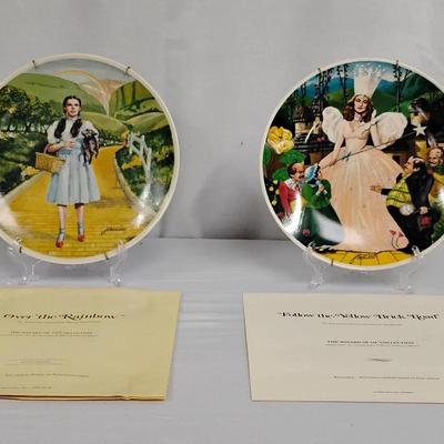 Knowles Fine China Wizard Of Oz Collection Plates