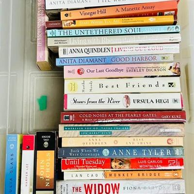 Box of Soft Cover Contemporary Novels & More