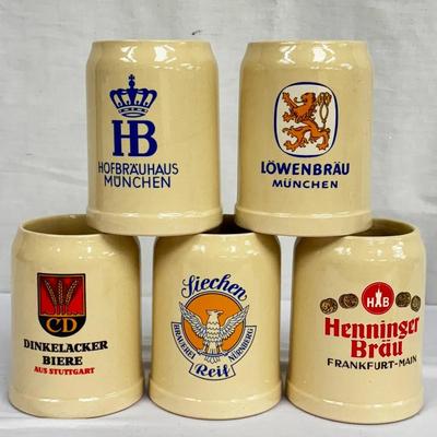 Collection Of Vintage German Beer Steins