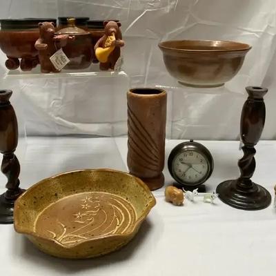 Pottery in Warm Earth Tones