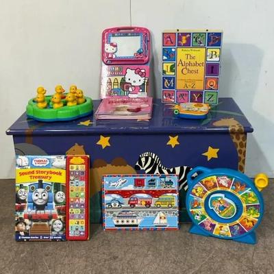 Vintage Children’s Toys W/ Christmas Toy Trunk