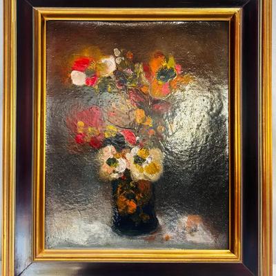 Vibrant Floral Still Life Painting