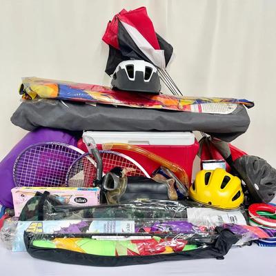 Sporting Goods Galore Feat. Snorkeling Gear, Kites, Camping And More