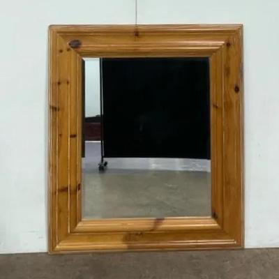 Knotty Pine Wall Mirror 